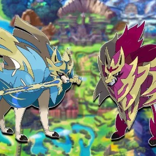 Pokemon | Shiny Zacian&Zamazenta