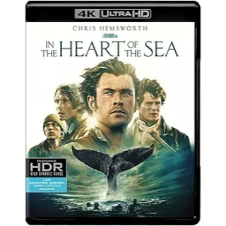 In the Heart of the Sea 4K MOVIES ANYWHERE  -Z80