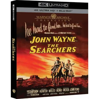 *NEW 4K*The Searchers 4K Movies Anywhere  -EZ7