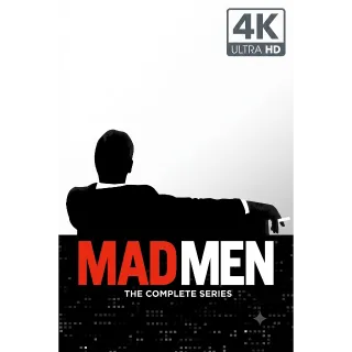 MAD MEN COMPLETE SERIES 4K VUDU/FANDANGO ONLY -DM8