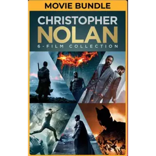 *Promo* 6-film Christopher Nolan Collection 4K MOVIES ANYWHERE -953