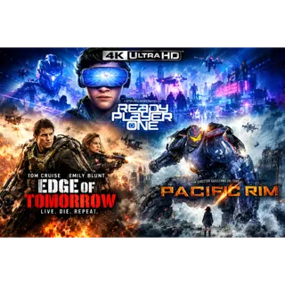 *PROMO* Ready Player One, Pacific Rim, Edge of Tomorrow Bundle 4K MA -UH9/793/WC7