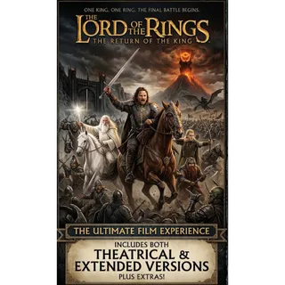The Lord of the Rings: The Return of the King (Theatrical And Extended) 4K MA