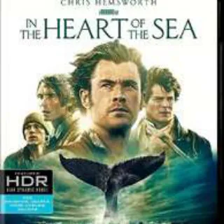 In the Heart of the Sea 4K MOVIES ANYWHERE  -Z80