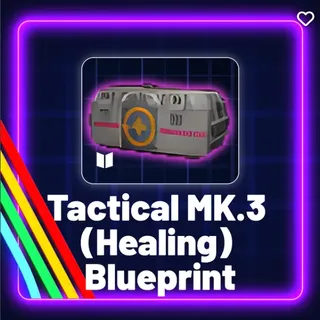 1x Tactical MK.3 (Healing) Blueprint - Arc Raiders
