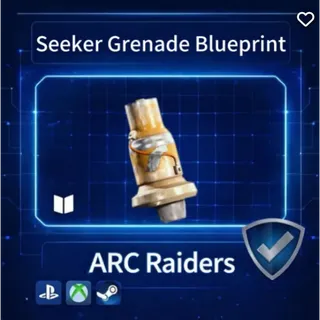 1x Seeker Grenade Blueprint - Arc Raiders