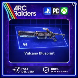 1x Volcano Blueprint - Arc Raiders