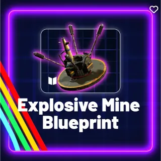 1x Explosive Mine Blueprint - Arc Raiders