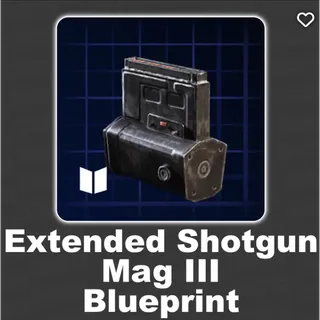 Extended Shotgun Mag 3 Blueprint - Arc Raiders