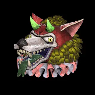 Fasnacht Glowing Blue Devil