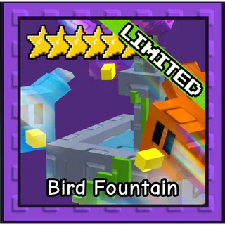 Bird fountain - Garden tower defense