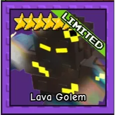Lava golem - garden tower defense 