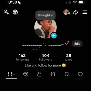 TikTok account