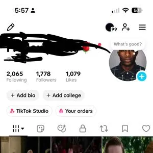 TikTok account