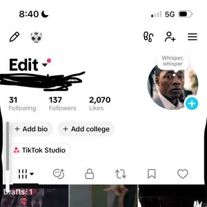 TikTok account 