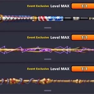 8 Ball Pool - 3 Max Cues in your account + 6k Cue Points ( Safe & Legit ) - Limited Time Deal 