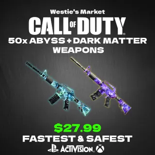 Black ops 6: Dark Matter & Abyss 50 weapons