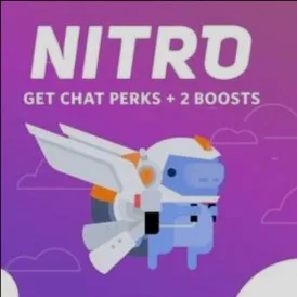 Discord Nitro 1 Month + 2 Server Boosts 🔥Instant Delivery! 🔥( Trial Code )