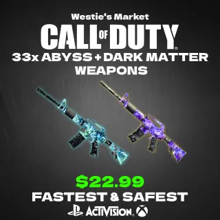 Black ops 6: Dark Matter & Abyss 33 weapons