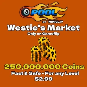 8 Ball Pool┃250,000,000 Coins┃Fast & Safe - Cheapest Rate on the market ( For any Level!! ) 🎱