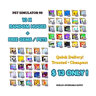 10X RANDOM HUGES + FREE GIFTS PS99 