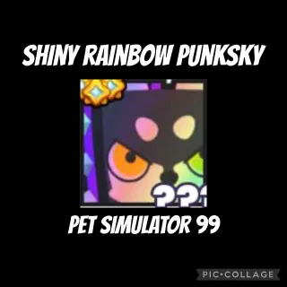 Shiny rainbow huge punksky