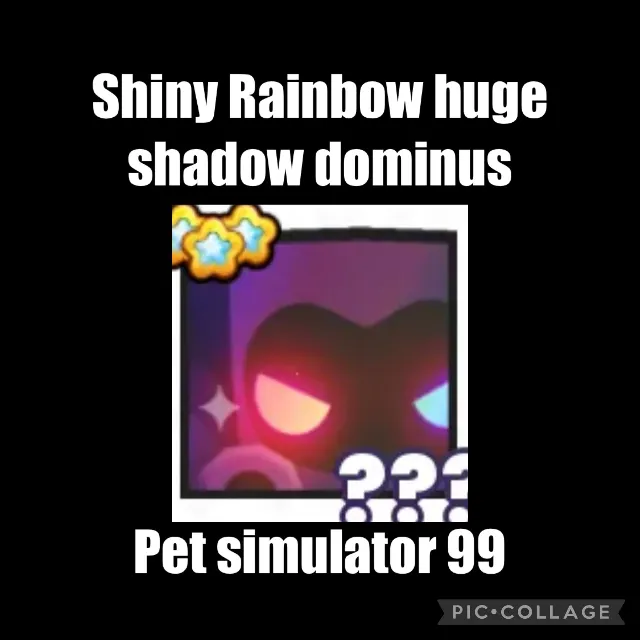 Shiny Rainbow Huge Shadow Dominus - Roblox Game Items - Gameflip