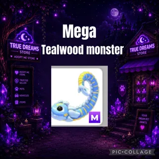 Mega tealwood monster