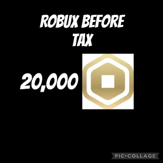 20,000 Before Tax