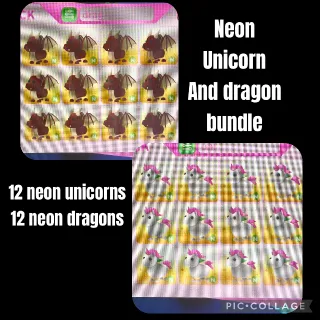 Neon pet bundle Adopt Me