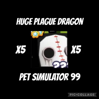 5 Huge Plague Dragons
