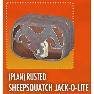 Rusted Sheepsquatch Jack-O-Lite x2 [Plans]