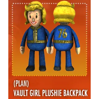 Vault girl plushie backpack [Plan]