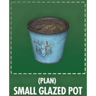 Small glazed pot [Plan]