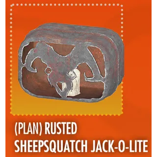 Rusted Sheepsquatch Jack-O-Lite [Plan]