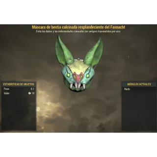 Fasnacht glowing scorchbeast mask