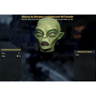 Fasnacht glowing alien mask [Apparel]