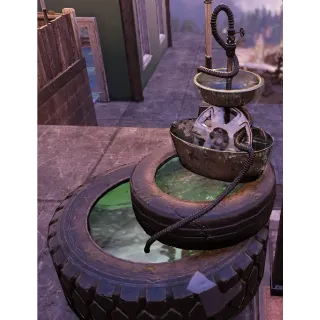 Junkyard fountain