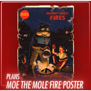 Moe the Mole Fire Poster