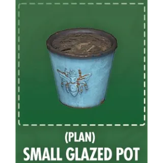 Small glazed pot x3 [Plan]