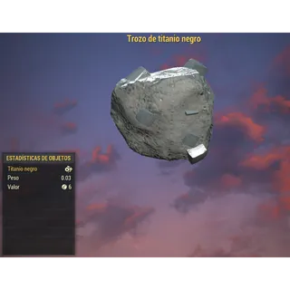 Black titanium scrap [25K]