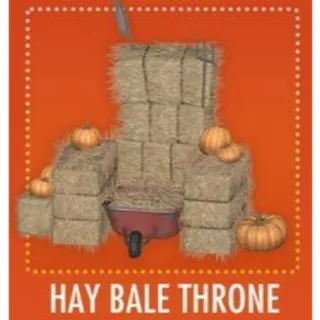 Hay bale throne [Plan]