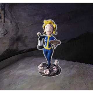 Small vault girl statue