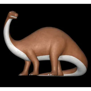 Giant Red Brontosaurus