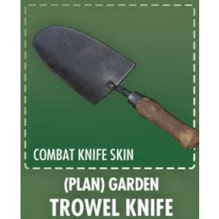 Garden trowel knife [Plan]