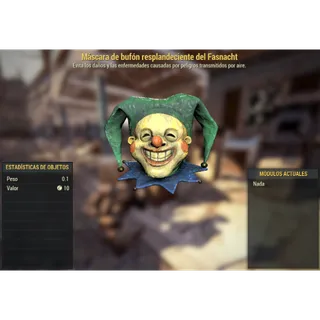 Fasnacht glowing jester mask [Apparel]