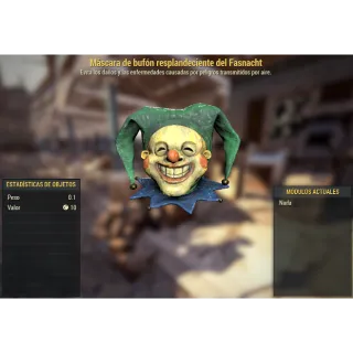 Fasnacht glowing jester mask [Apparel]