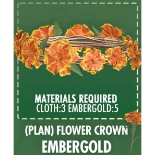 Flower crown embergold [Plan]