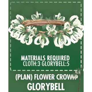 Flower crown glorybell x3 [Plans]