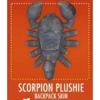 Scorpion plushie backpack skin [Plan]